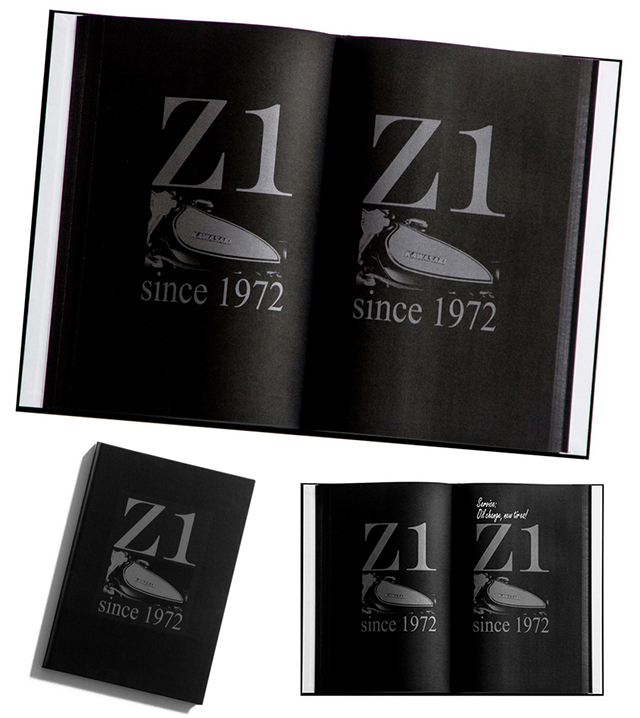 "Z1 since 1972 - Write on Black" notebook
